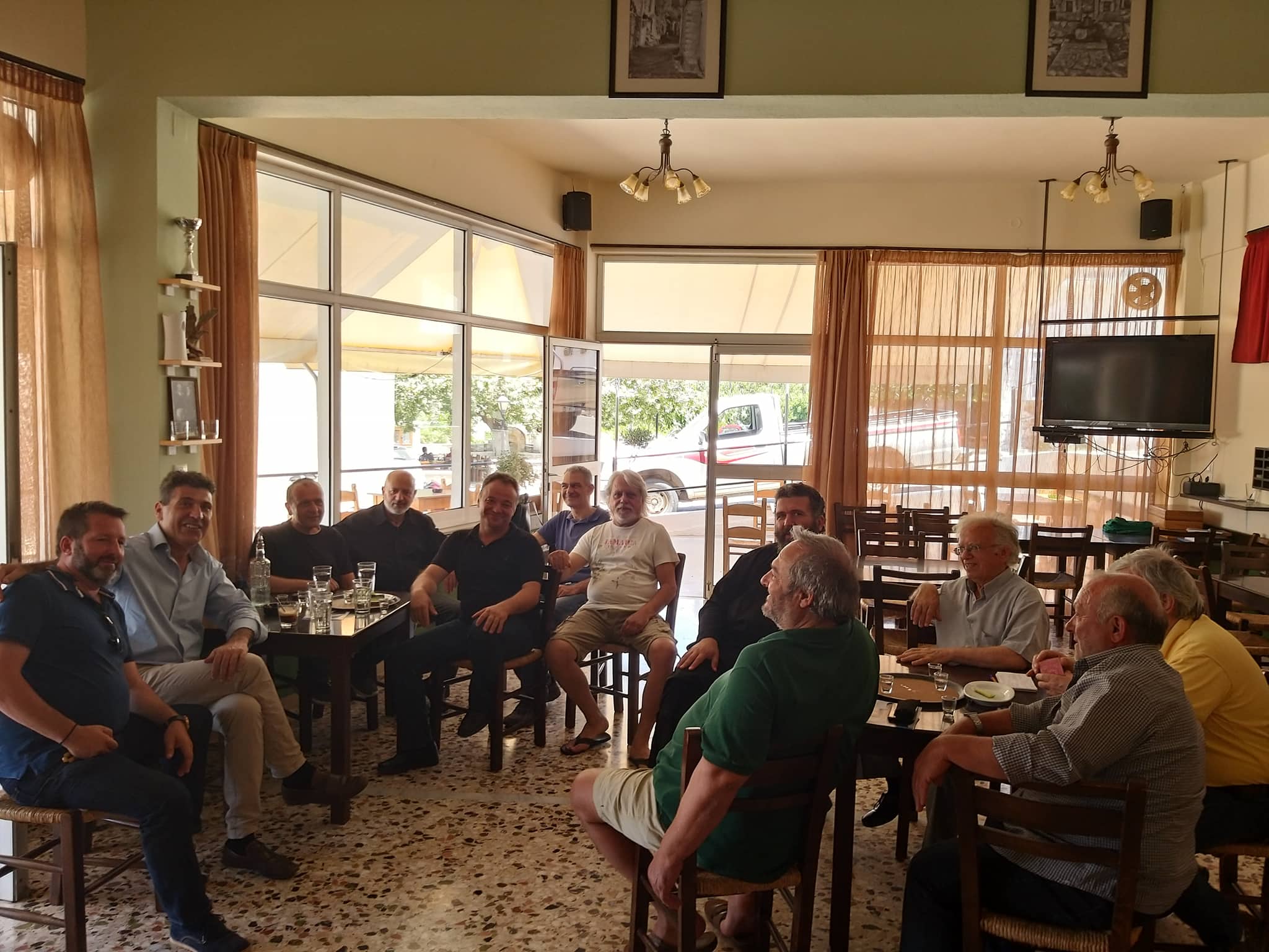 Επίσκεψη του υποψήφιου Βουλευτή Ρεθύμνου, Νίκου Μαλλιαρού, στο χωριό Φουρφουράς του Δήμου Αμαρίου
