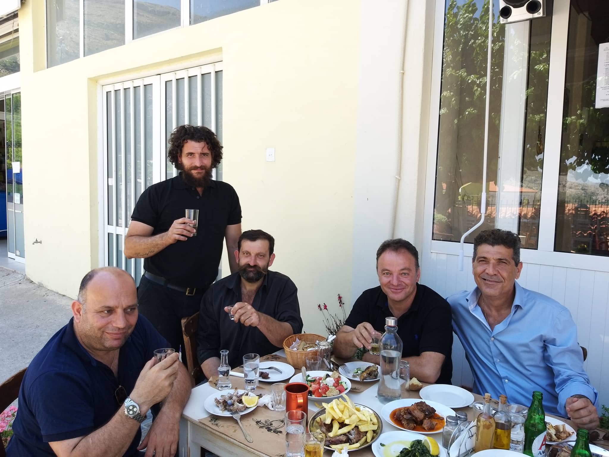 Επίσκεψη του υποψήφιου Βουλευτή Ρεθύμνου, Νίκου Μαλλιαρού, στο χωριό Γερακάρι του Δήμου Αμαρίου