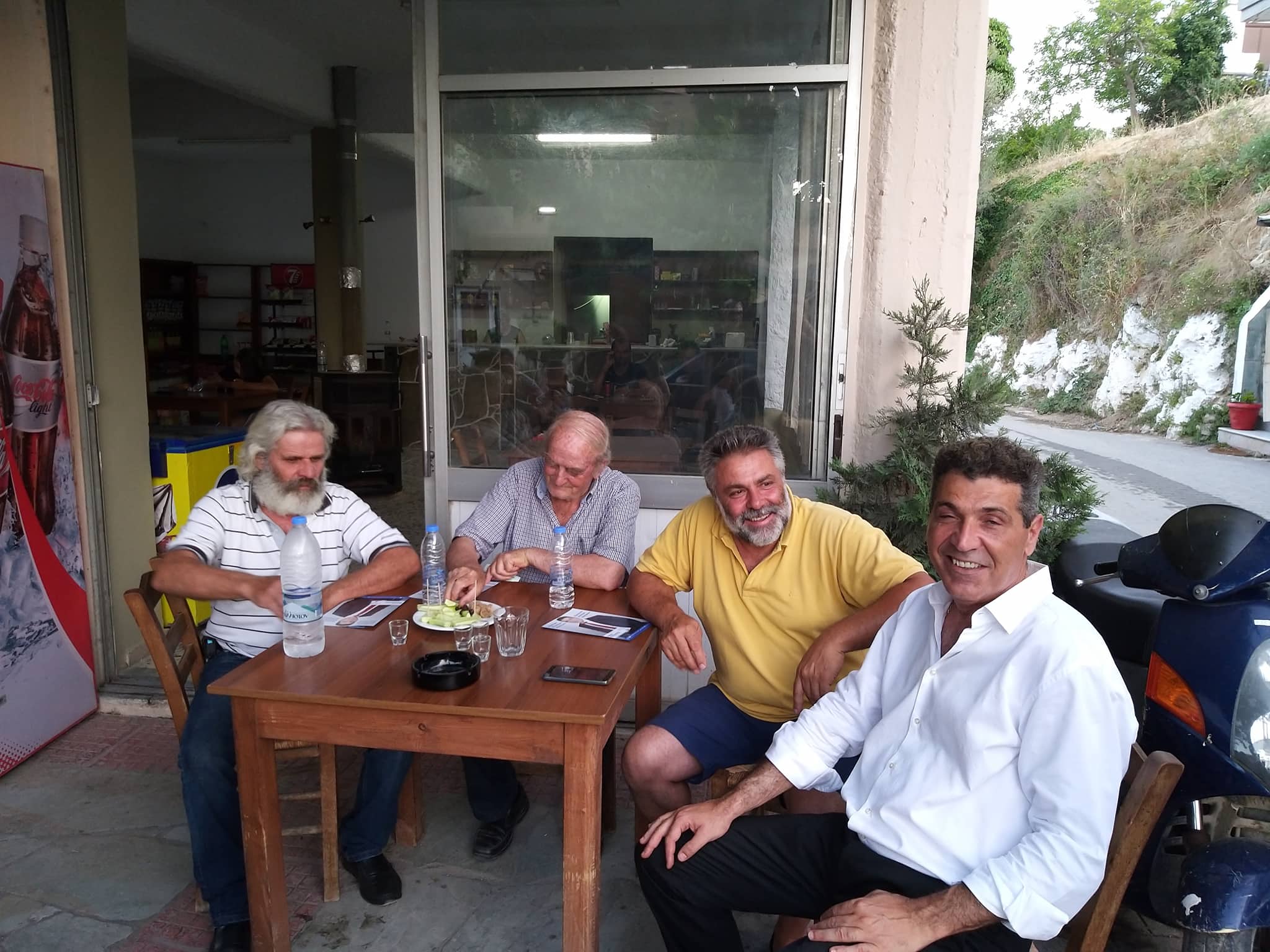 Επίσκεψη του υποψήφιου Βουλευτή Ρεθύμνου, Νίκου Μαλλιαρού, στο χωριό Κυριάννα του Δήμου Ρεθύμνης