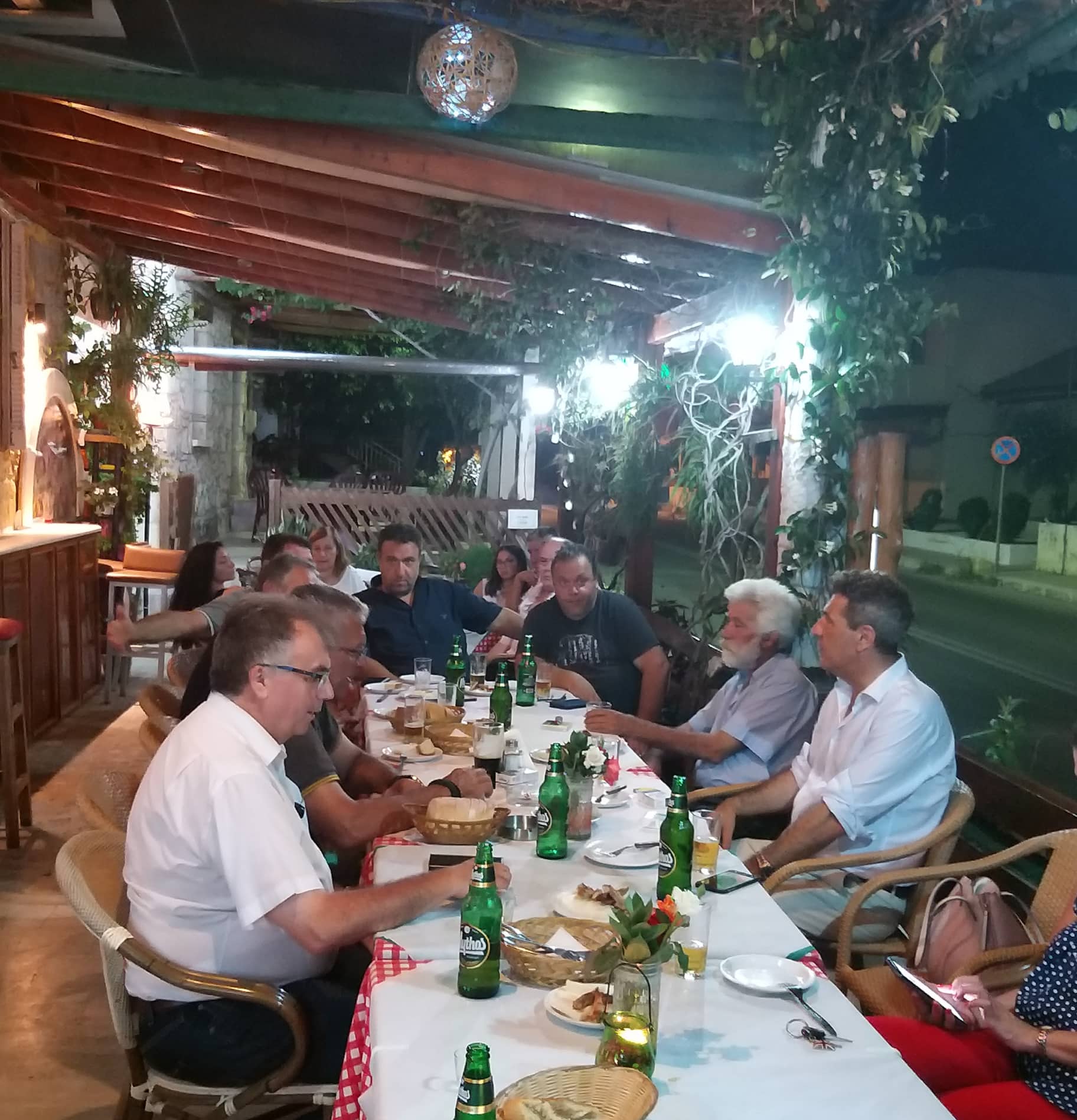 Επίσκεψη του υποψήφιου Βουλευτή Ρεθύμνου, Νίκου Μαλλιαρού, στης περιοχή Τσεσμέ του Δημοτικού Διαμερίσματος Πλατανιά του Δήμου Ρεθύμνης