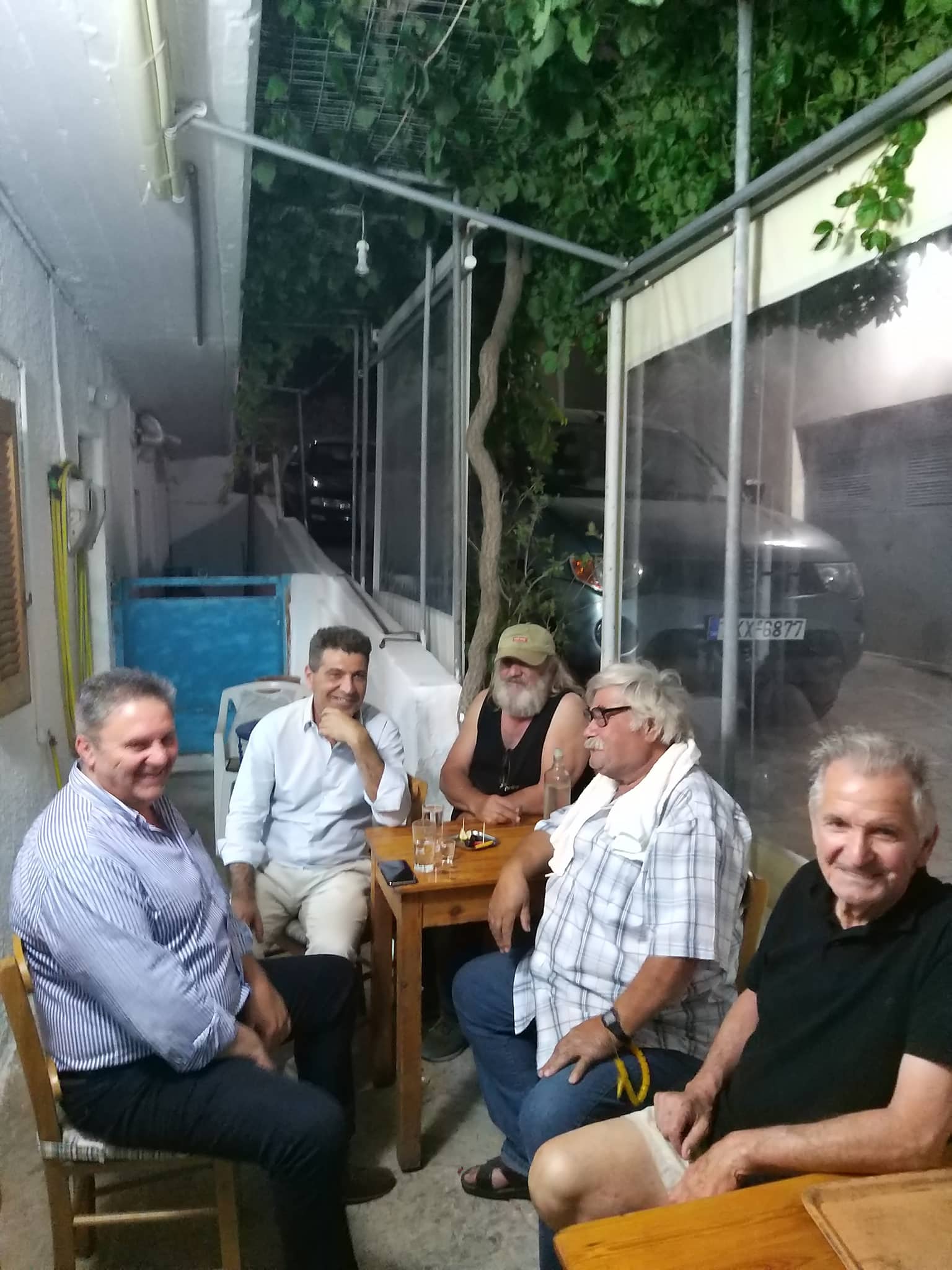 Επίσκεψη του υποψήφιου Βουλευτή Ρεθύμνου, Νίκου Μαλλιαρού, στην Αγία Γαλήνη του Δήμου Αγίου Βασιλείου