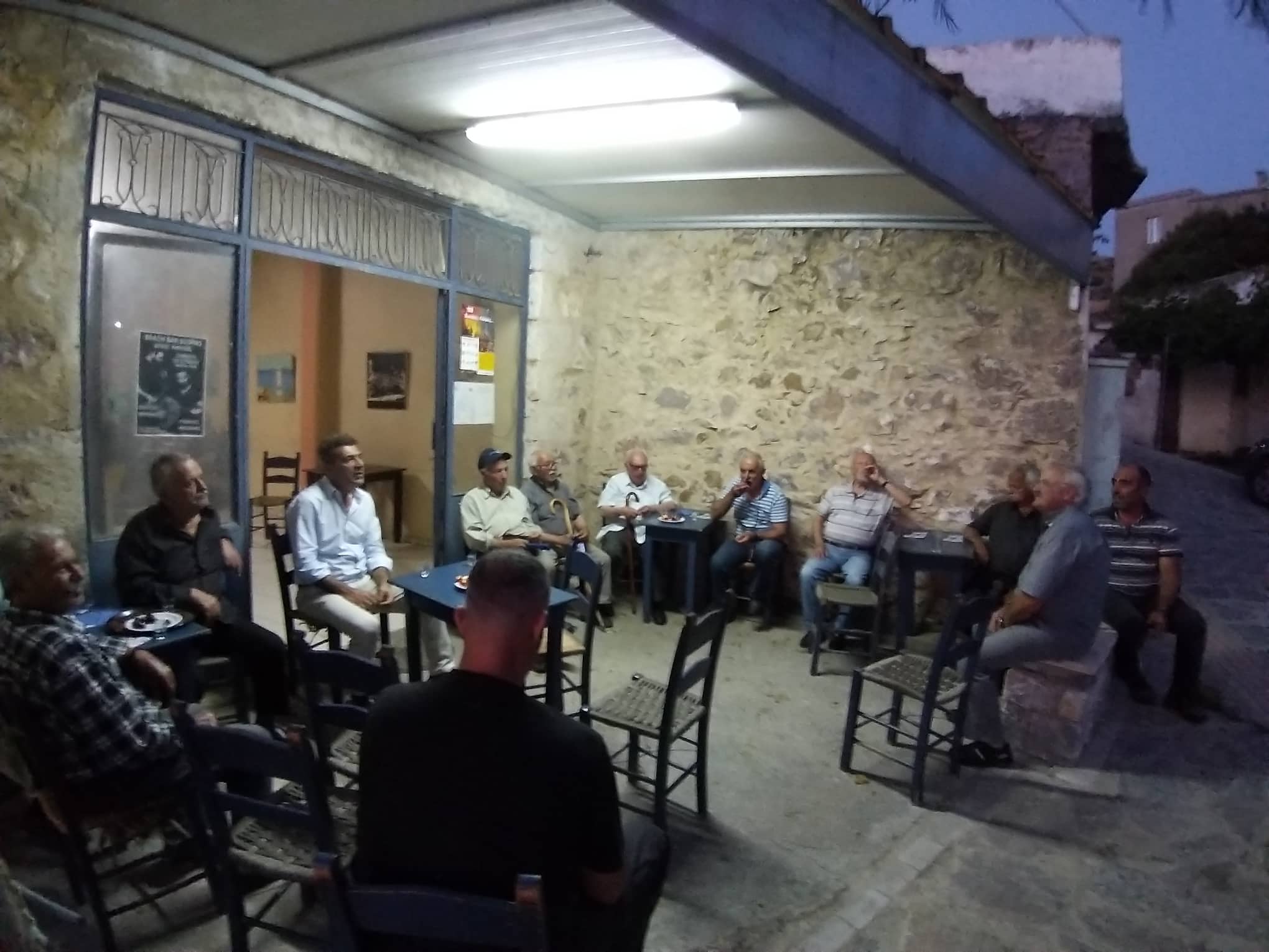 Επίσκεψη του υποψήφιου Βουλευτή Ρεθύμνου, Νίκου Μαλλιαρού, στο Σακτούρια του Δήμου Αγίου Βασιλείου