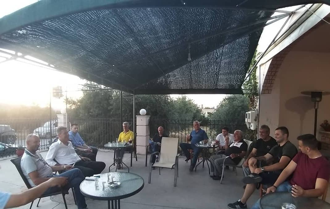 Επίσκεψη του υποψήφιου Βουλευτή Ρεθύμνου, Νίκου Μαλλιαρού, στο χωριό Αγγελιανά του Δήμου Μυλοποτάμου
